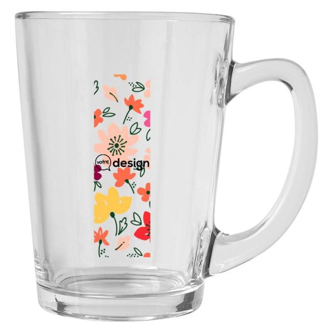 Ensemble de 2 verres à thé en verre personnalisé-Zeni