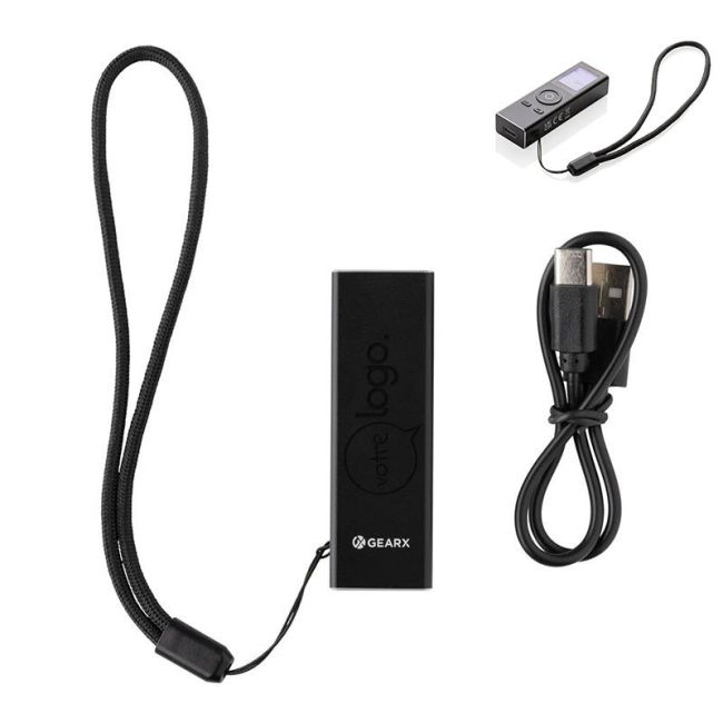 Mètre laser personnalisé 30 mètres en aluminium recyclé RCS - Gear X