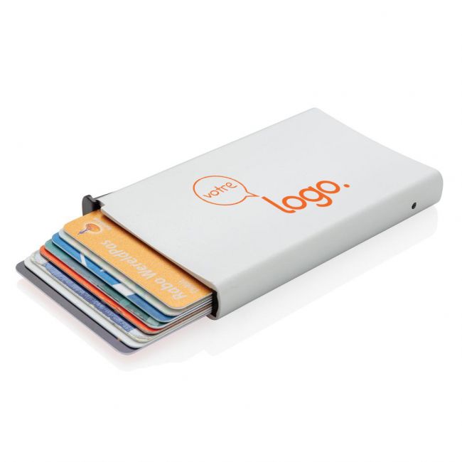 5x Étui carte bancaire - Set protège carte en plastique avec protection  RFID