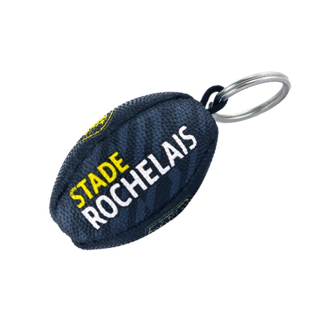 Porte-clés ballon de rugby publicitaire anti-stress