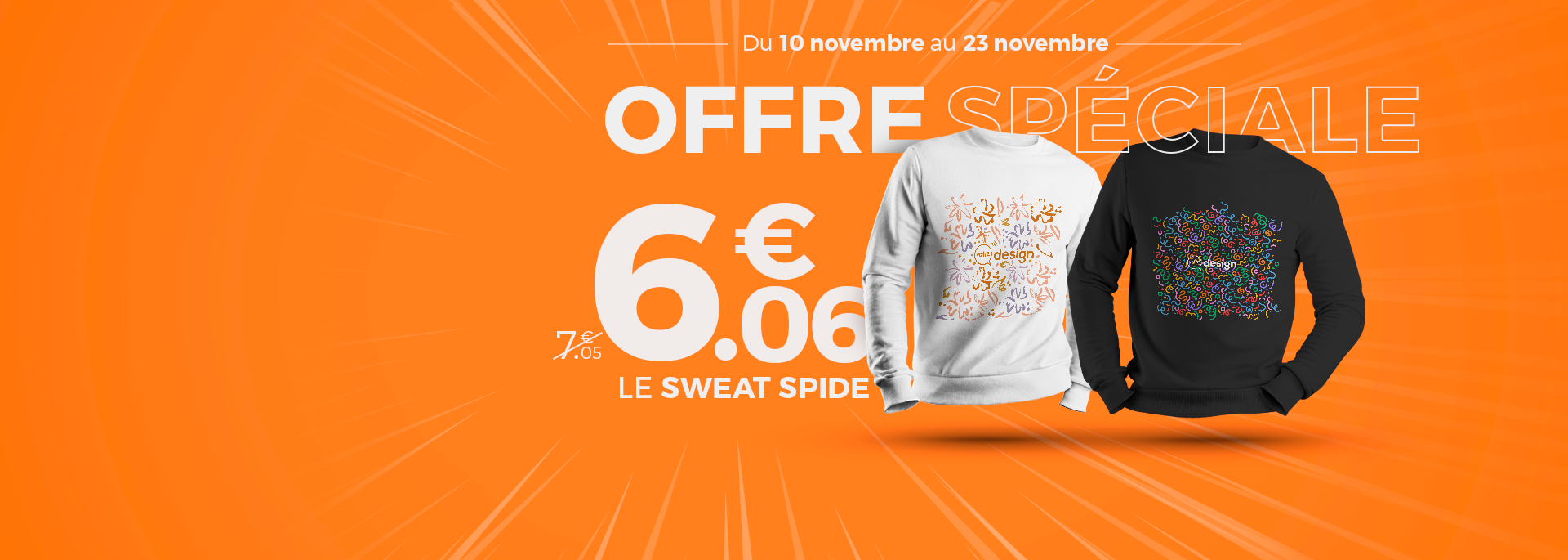 6.06 € au lieu de 7.05 € jusqu'au 23 novembre