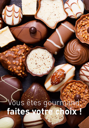Grande Boîte de chocolat personnalisé -  France
