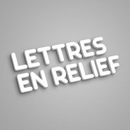 Lettres découpées